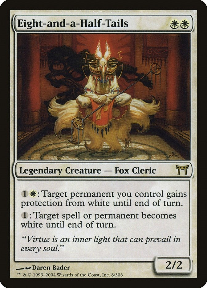 Image for Eight-and-a-Half-Tails (8) (Champions of Kamigawa) (CHK) - Magic: The Gathering