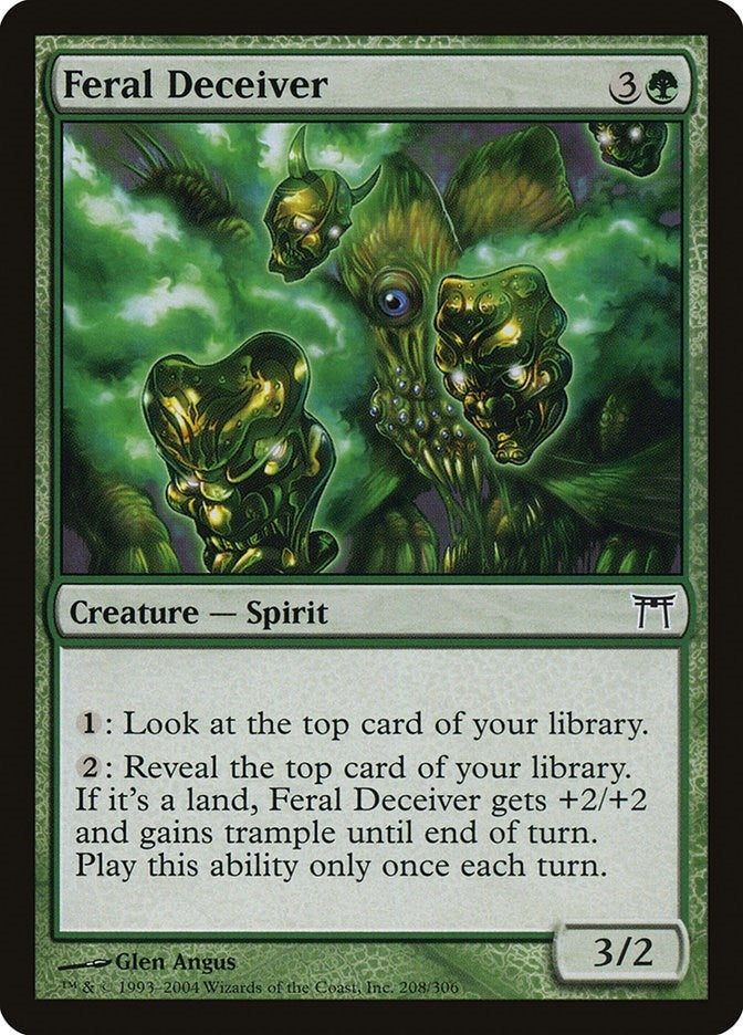 Image for Feral Deceiver (208) (Champions of Kamigawa) (CHK) - Magic: The Gathering