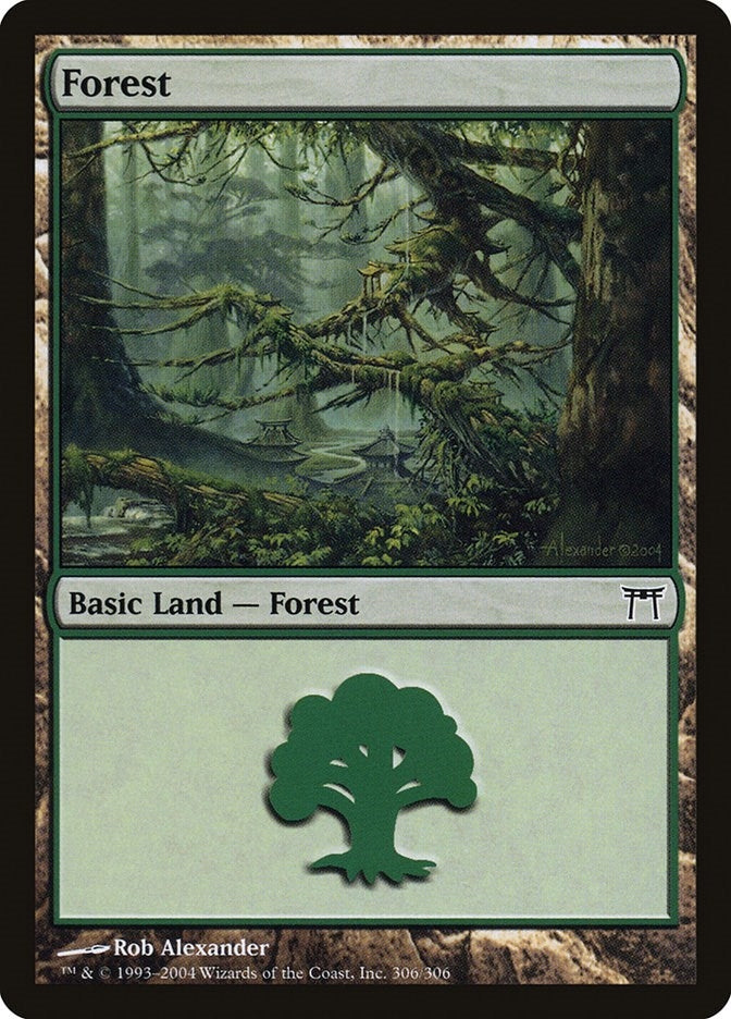 Image for Forest (306) (306) (Champions of Kamigawa) (CHK) - Magic: The Gathering