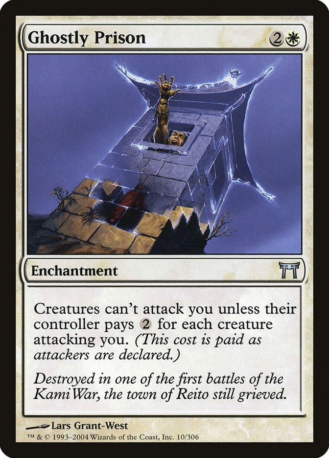 Image for Ghostly Prison (10) (Champions of Kamigawa) (CHK) - Magic: The Gathering