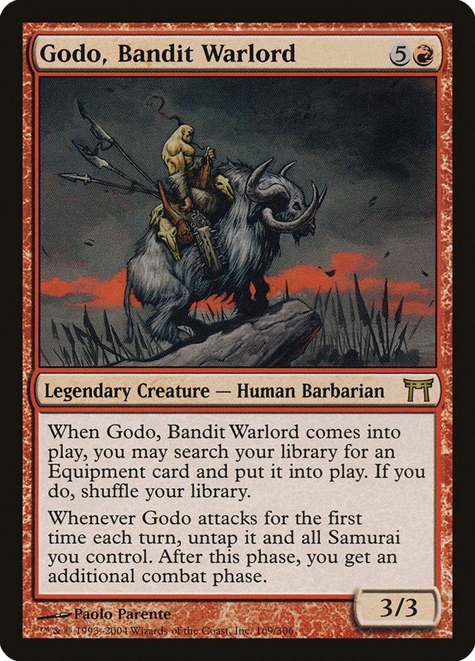 Image for Godo, Bandit Warlord (169) (Champions of Kamigawa) (CHK) - Magic: The Gathering