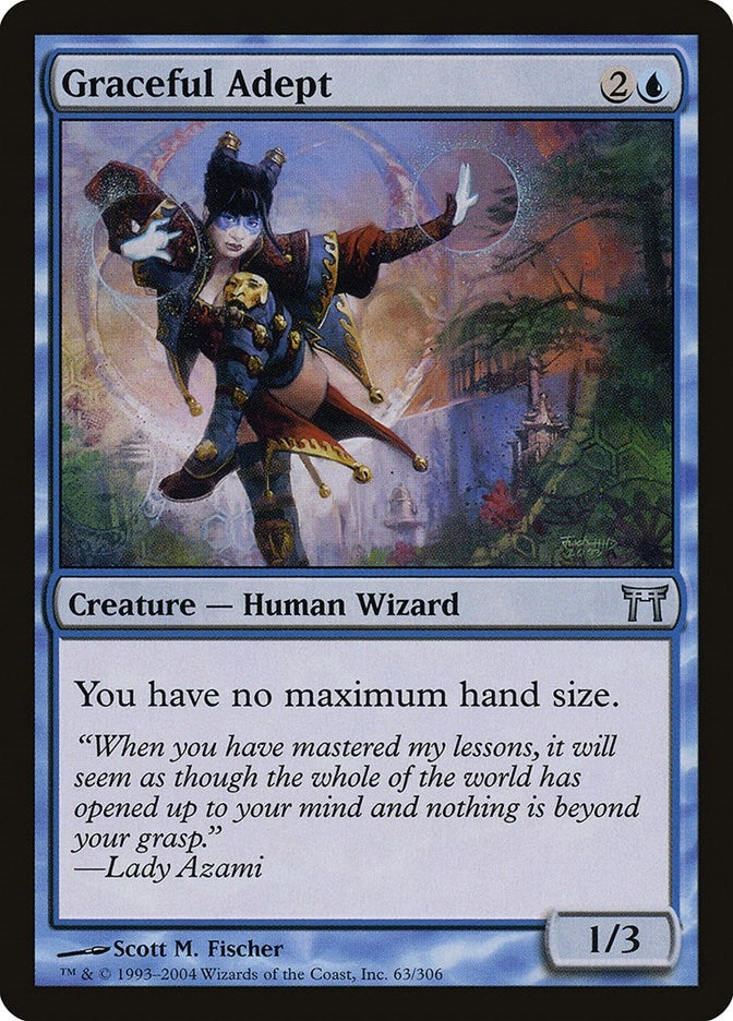 Image for Graceful Adept (63) (Champions of Kamigawa) (CHK) - Magic: The Gathering