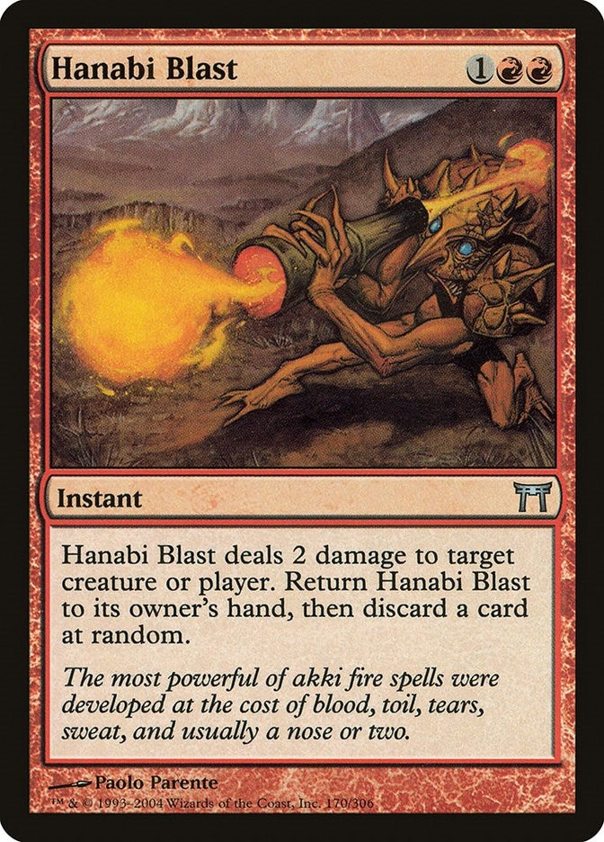 Image for Hanabi Blast (170) (Champions of Kamigawa) (CHK) - Magic: The Gathering