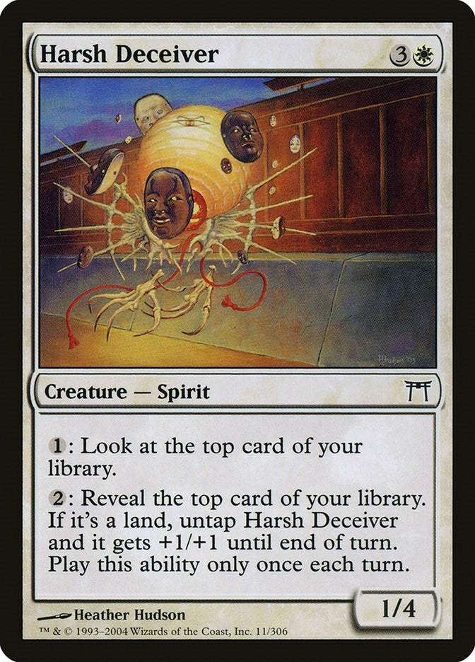 Image for Harsh Deceiver (11) (Champions of Kamigawa) (CHK) - Magic: The Gathering