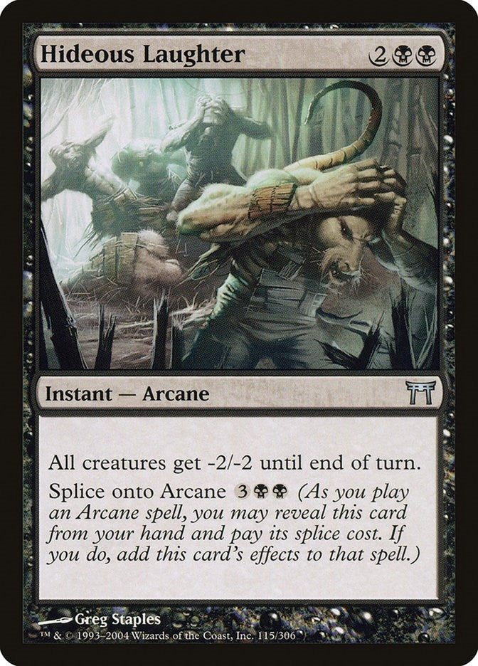 Image for Hideous Laughter (115) (Champions of Kamigawa) (CHK) - Magic: The Gathering