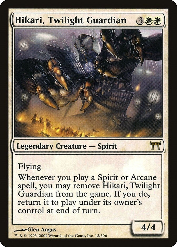 Image for Hikari, Twilight Guardian (12) (Champions of Kamigawa) (CHK) - Magic: The Gathering