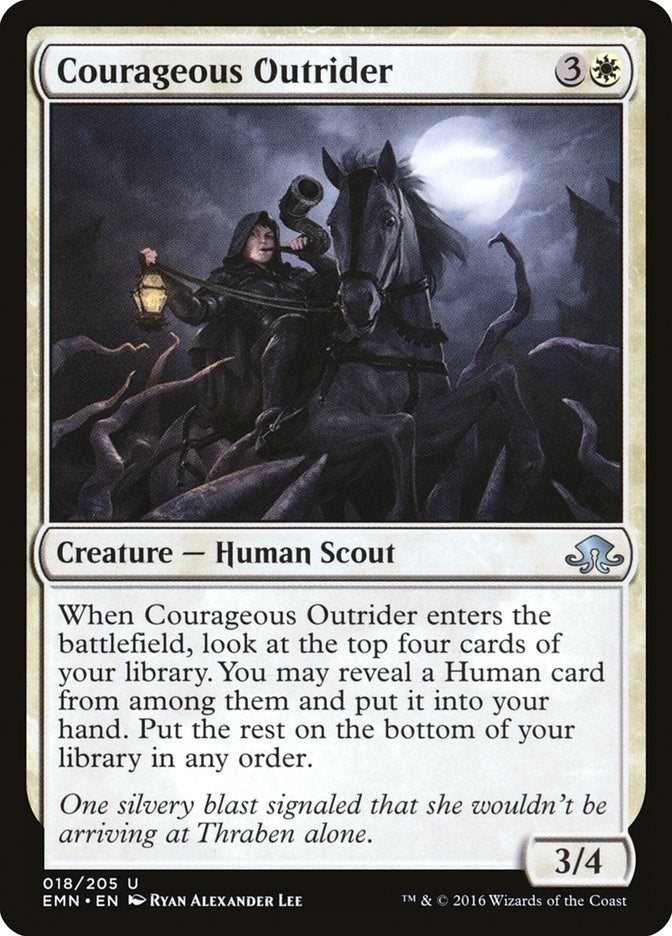 Image for Courageous Outrider (18) (Eldritch Moon) - Magic: The Gathering