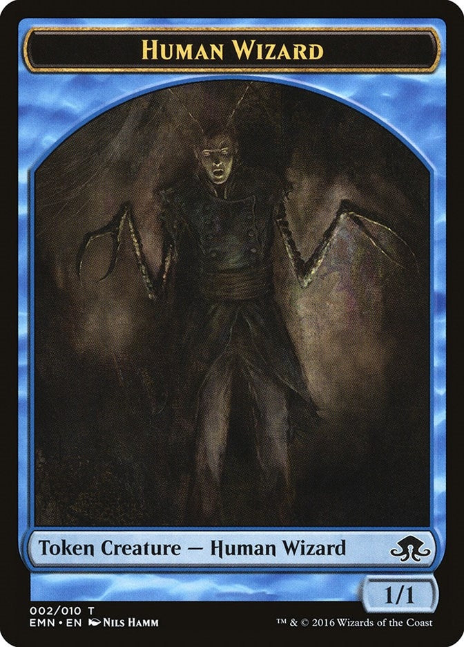 Human Wizard Token (2) (Eldritch Moon)