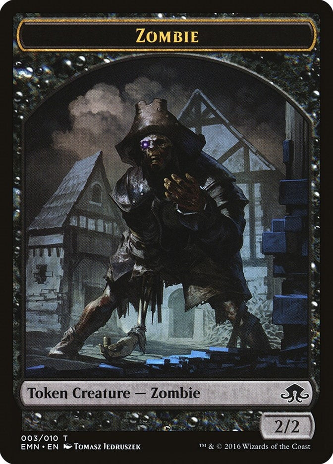 Image for Zombie Token (003) (3) (Eldritch Moon) - Magic: The Gathering