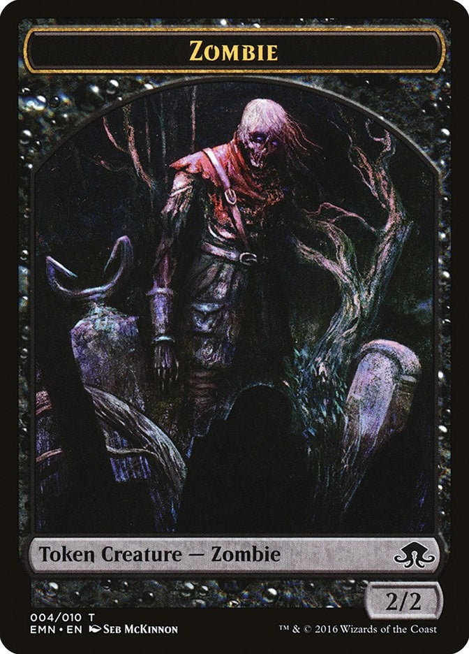 Image for Zombie Token (004) (4) (Eldritch Moon) - Magic: The Gathering