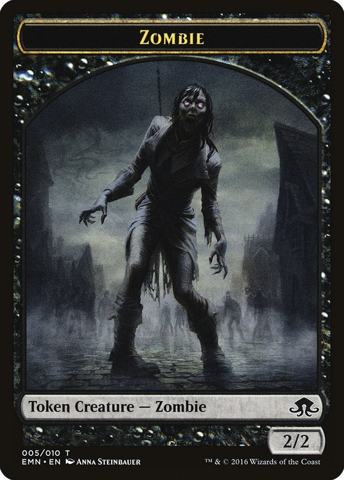 Image for Zombie Token (005) (5) (Eldritch Moon) - Magic: The Gathering