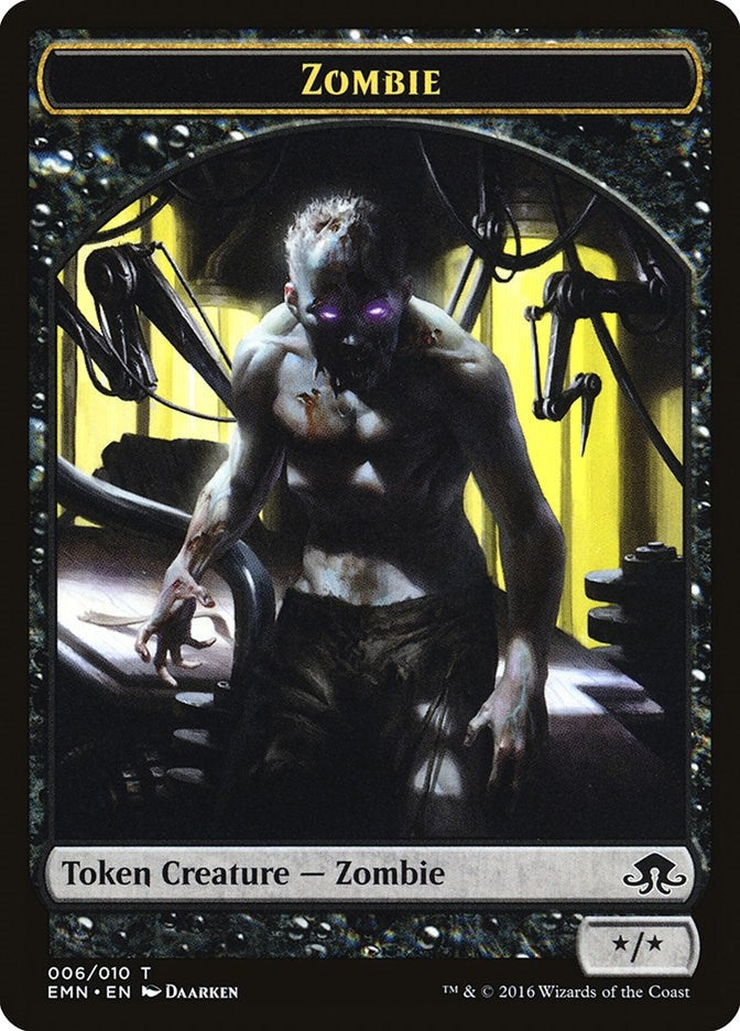 Zombie Token (006) (6) (Eldritch Moon)