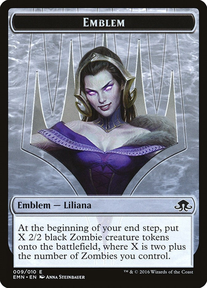 Emblem - Liliana, the Last Hope (9) (Eldritch Moon)