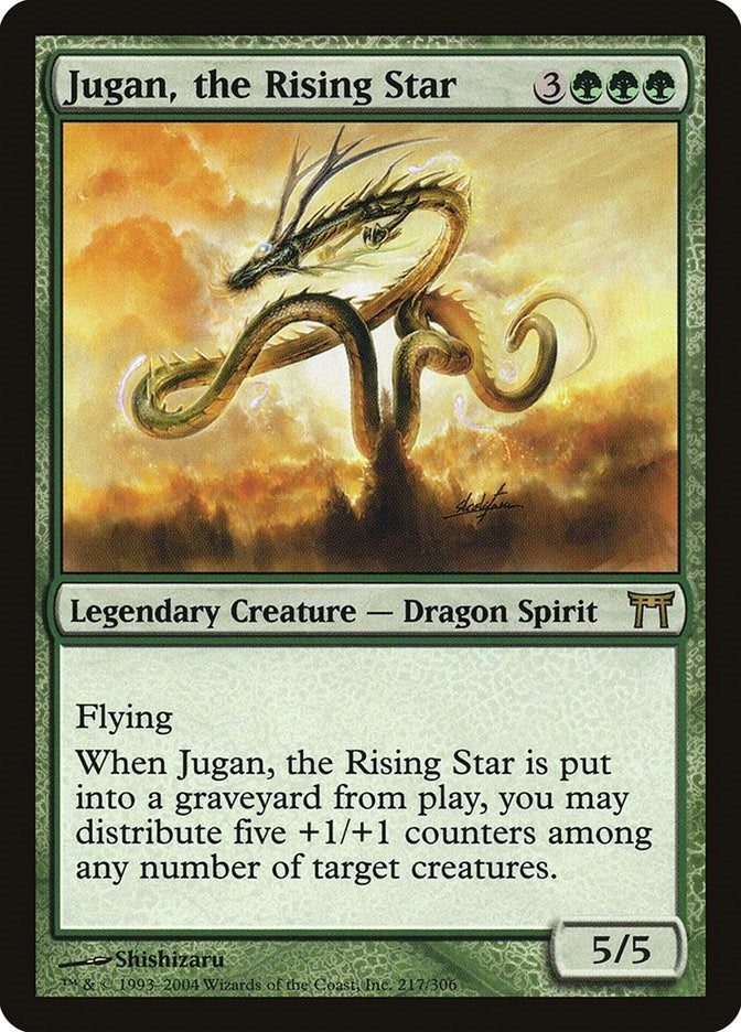 Image for Jugan, the Rising Star (217) (Champions of Kamigawa) (CHK) - Magic: The Gathering