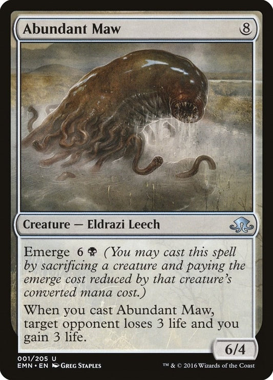 Abundant Maw (1) (Eldritch Moon)