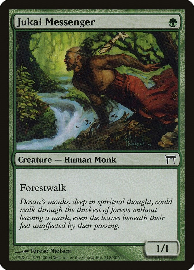 Image for Jukai Messenger (218) (Champions of Kamigawa) (CHK) - Magic: The Gathering