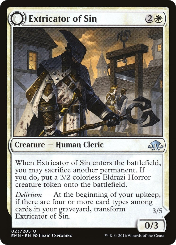 Image for Extricator of Sin (23) (Eldritch Moon) - Magic: The Gathering