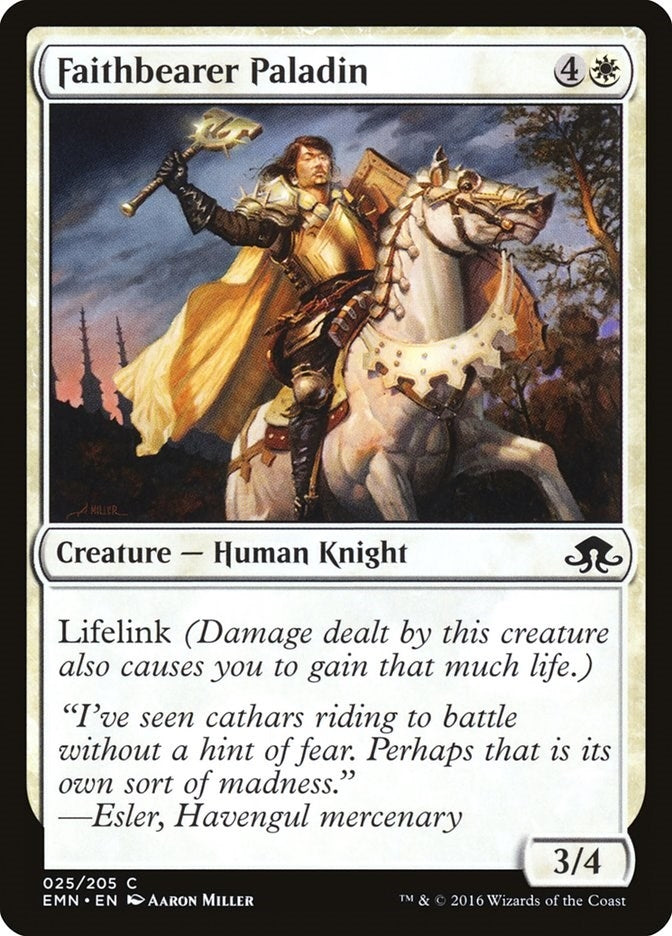Image for Faithbearer Paladin (25) (Eldritch Moon) - Magic: The Gathering