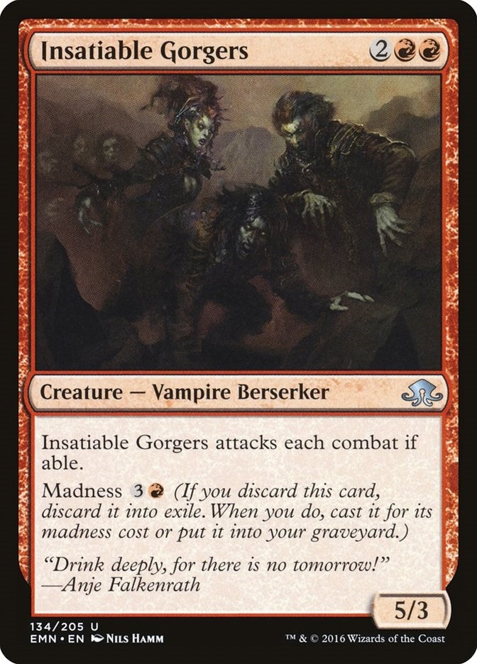 Image for Insatiable Gorgers (134) (Eldritch Moon) - Magic: The Gathering