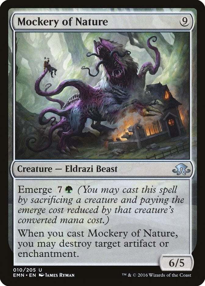 Image for Mockery of Nature (10) (Eldritch Moon) - Magic: The Gathering