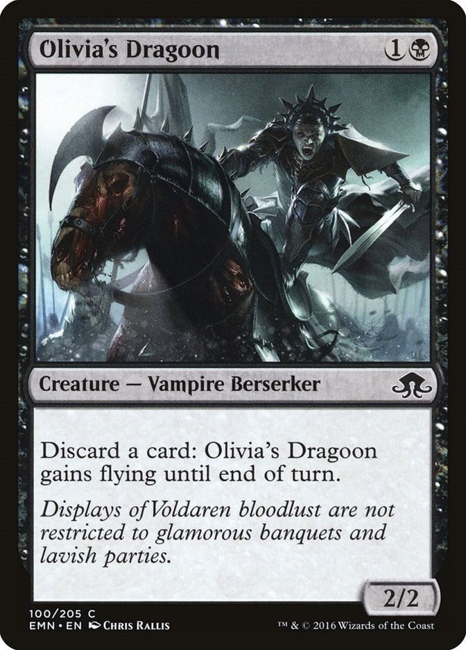 Image for Olivia's Dragoon (100) (Eldritch Moon) - Magic: The Gathering