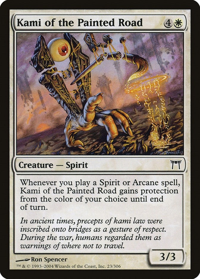 Image for Kami of the Painted Road (23) (Champions of Kamigawa) (CHK) - Magic: The Gathering