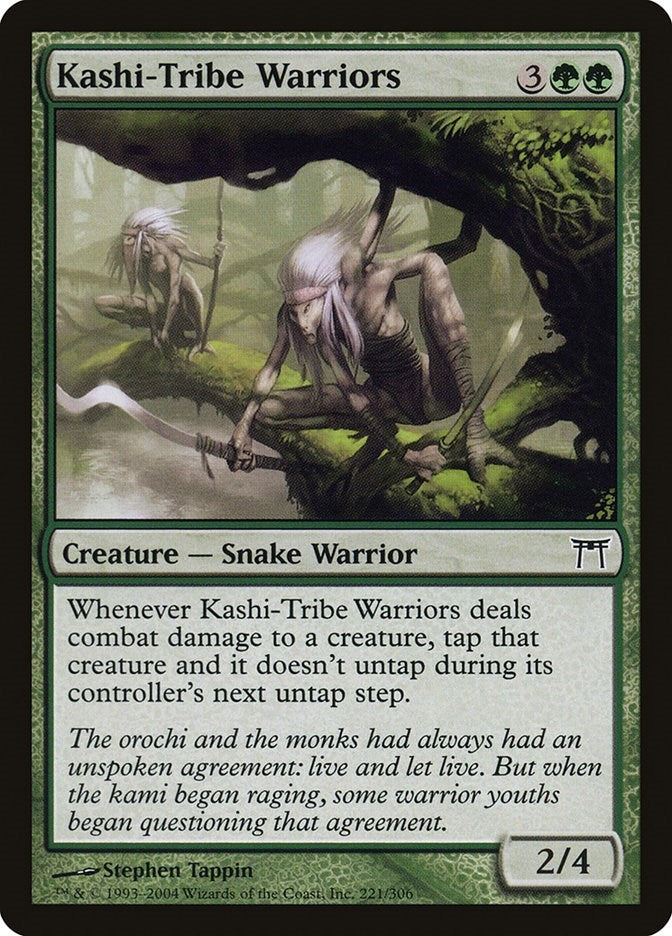 Image for Kashi-Tribe Warriors (221) (Champions of Kamigawa) (CHK) - Magic: The Gathering
