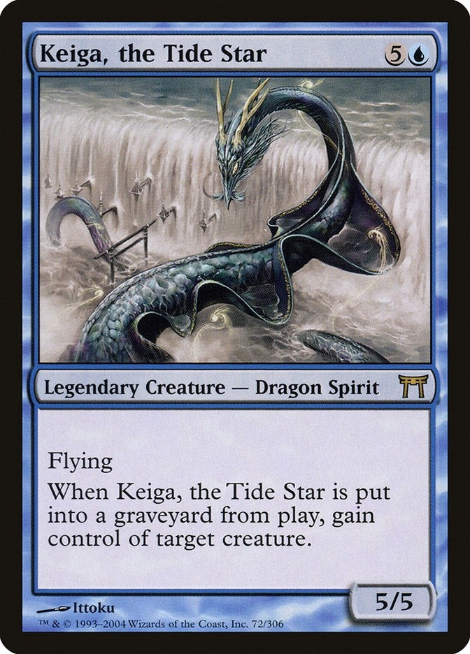 Image for Keiga, the Tide Star (72) (Champions of Kamigawa) (CHK) - Magic: The Gathering