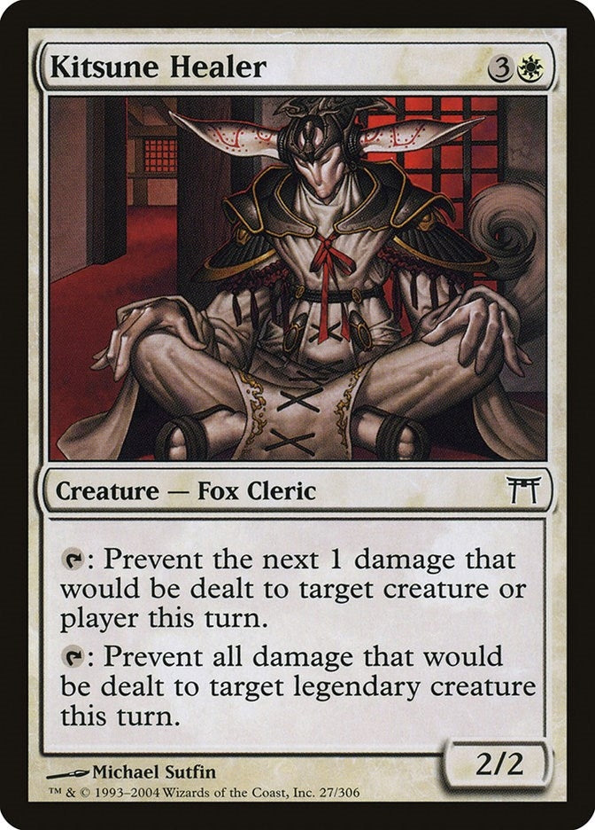 Image for Kitsune Healer (27) (Champions of Kamigawa) (CHK) - Magic: The Gathering