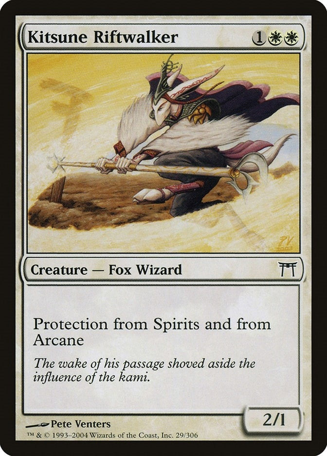 Image for Kitsune Riftwalker (29) (Champions of Kamigawa) (CHK) - Magic: The Gathering