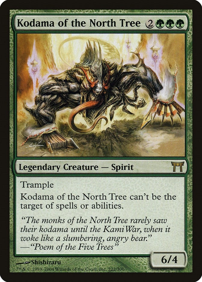 Image for Kodama of the North Tree (222) (Champions of Kamigawa) (CHK) - Magic: The Gathering