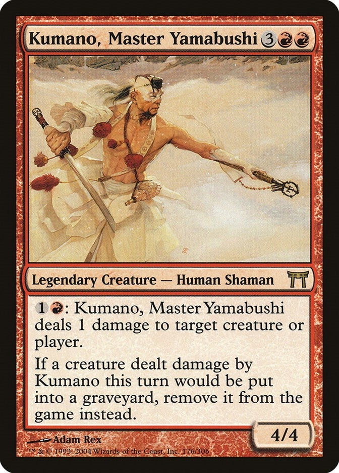 Image for Kumano, Master Yamabushi (176) (Champions of Kamigawa) (CHK) - Magic: The Gathering