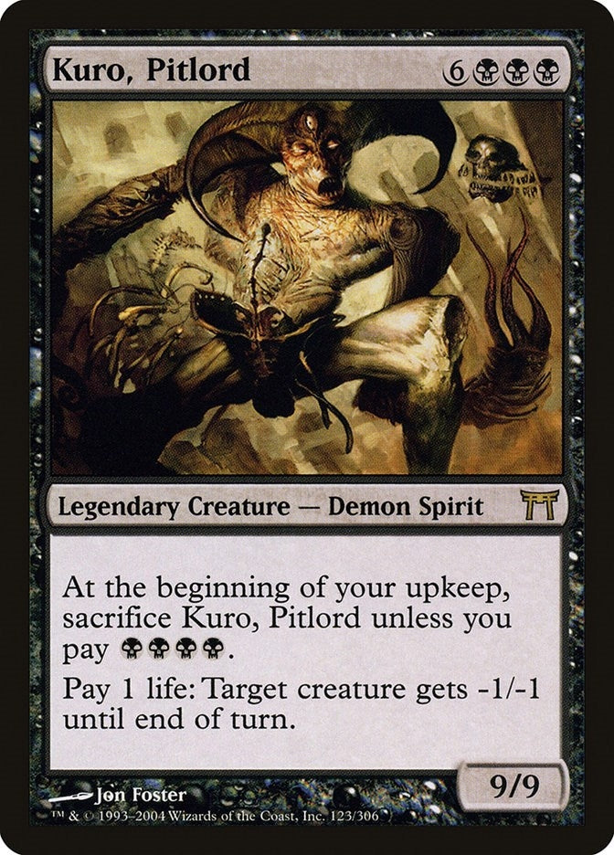 Image for Kuro, Pitlord (123) (Champions of Kamigawa) (CHK) - Magic: The Gathering