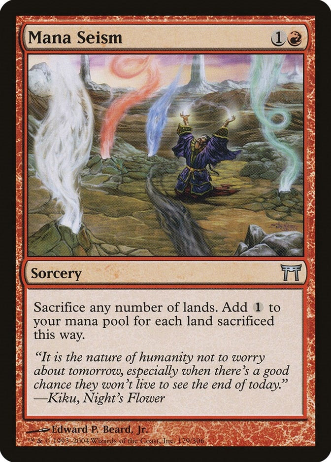 Image for Mana Seism (179) (Champions of Kamigawa) (CHK) - Magic: The Gathering