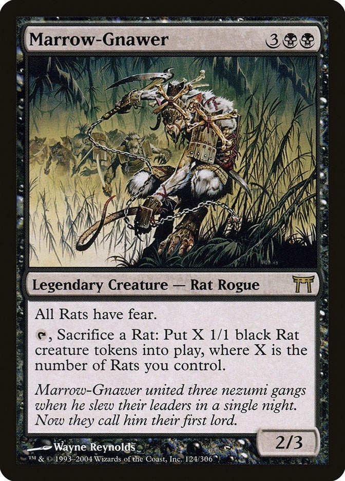 Image for Marrow-Gnawer (124) (Champions of Kamigawa) (CHK) - Magic: The Gathering