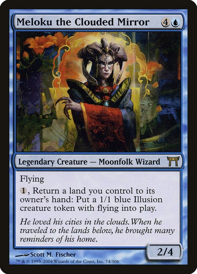 Image for Meloku the Clouded Mirror (74) (Champions of Kamigawa) (CHK) - Magic: The Gathering
