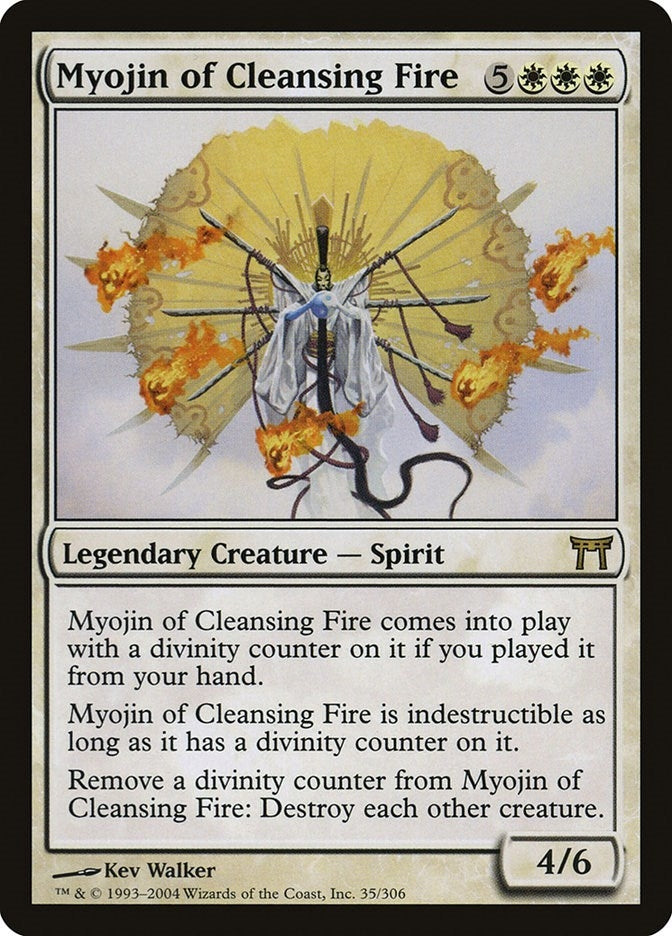 Image for Myojin of Cleansing Fire (35) (Champions of Kamigawa) (CHK) - Magic: The Gathering