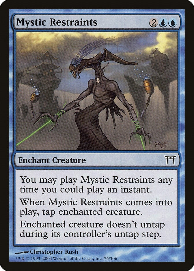 Image for Mystic Restraints (76) (Champions of Kamigawa) (CHK) - Magic: The Gathering