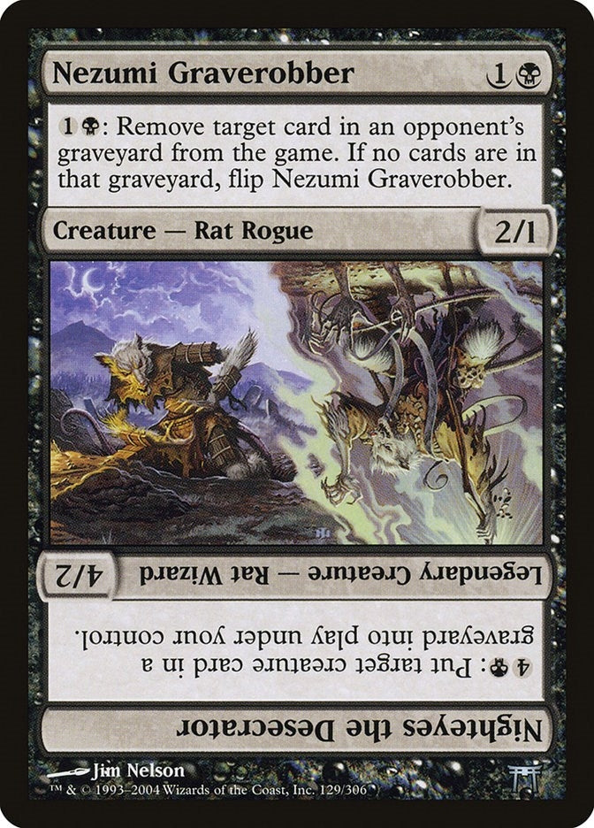 Image for Nezumi Graverobber // Nighteyes the Desecrator (129) (Champions of Kamigawa) (CHK) - Magic: The Gathering