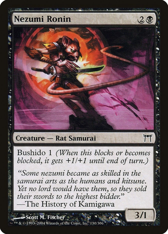 Image for Nezumi Ronin (130) (Champions of Kamigawa) (CHK) - Magic: The Gathering