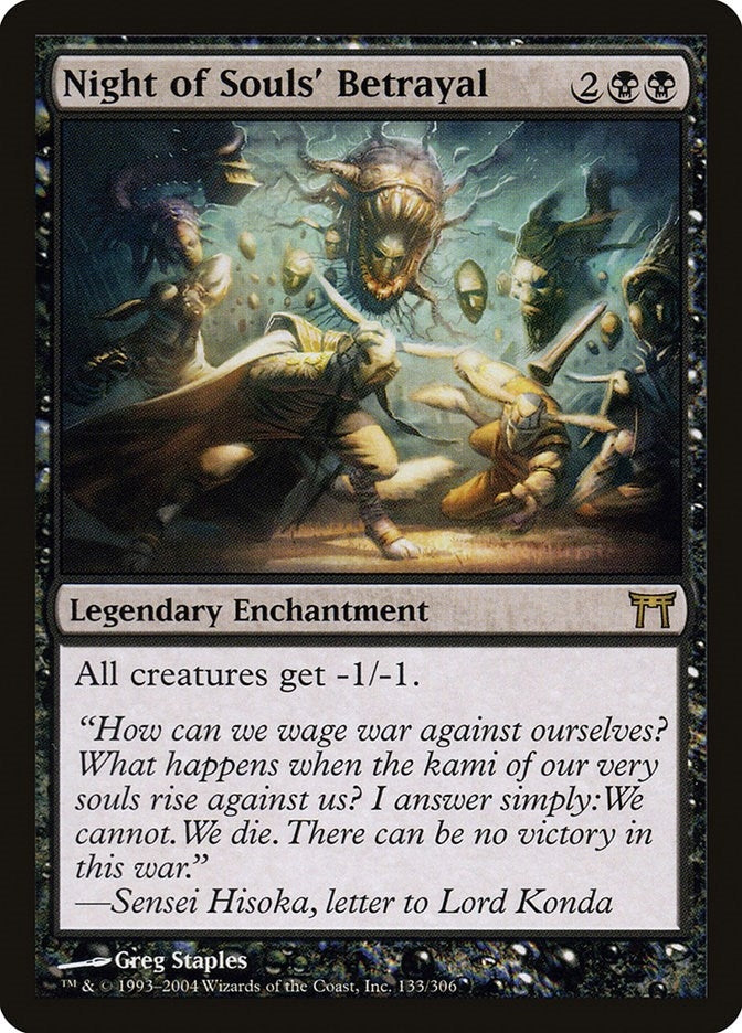 Image for Night of Souls' Betrayal (133) (Champions of Kamigawa) (CHK) - Magic: The Gathering