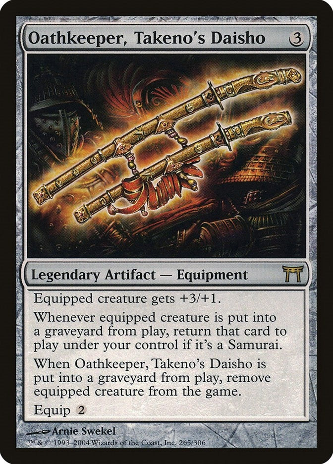 Image for Oathkeeper, Takeno's Daisho (265) (Champions of Kamigawa) (CHK) - Magic: The Gathering