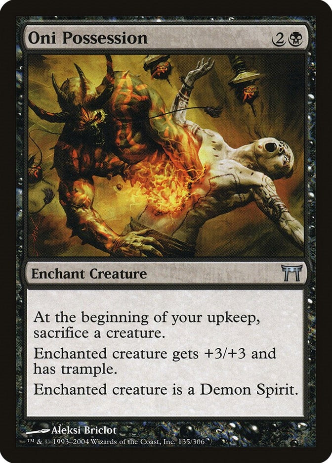 Image for Oni Possession (135) (Champions of Kamigawa) (CHK) - Magic: The Gathering