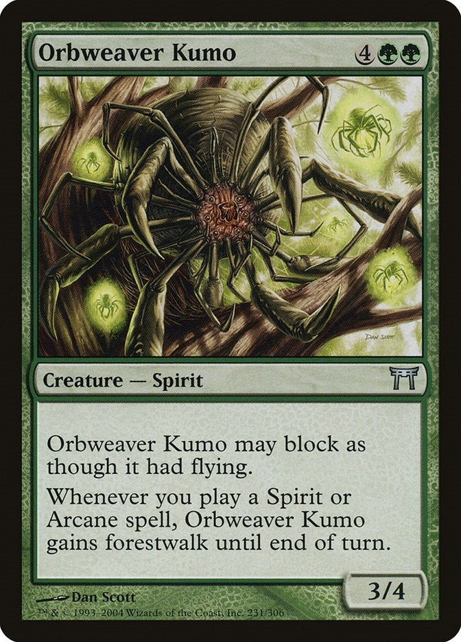 Image for Orbweaver Kumo (231) (Champions of Kamigawa) (CHK) - Magic: The Gathering