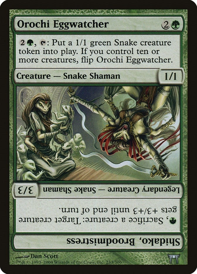 Image for Orochi Eggwatcher // Shidako, Broodmistress (233) (Champions of Kamigawa) (CHK) - Magic: The Gathering