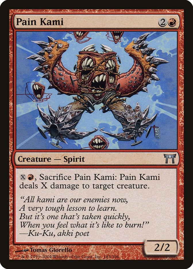 Image for Pain Kami (183) (Champions of Kamigawa) (CHK) - Magic: The Gathering