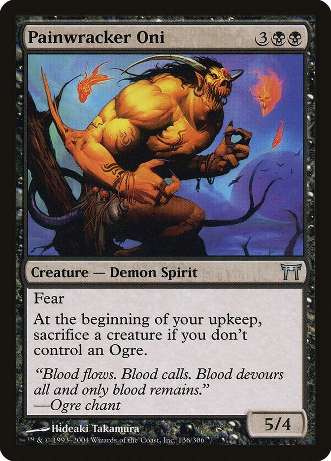 Image for Painwracker Oni (136) (Champions of Kamigawa) (CHK) - Magic: The Gathering