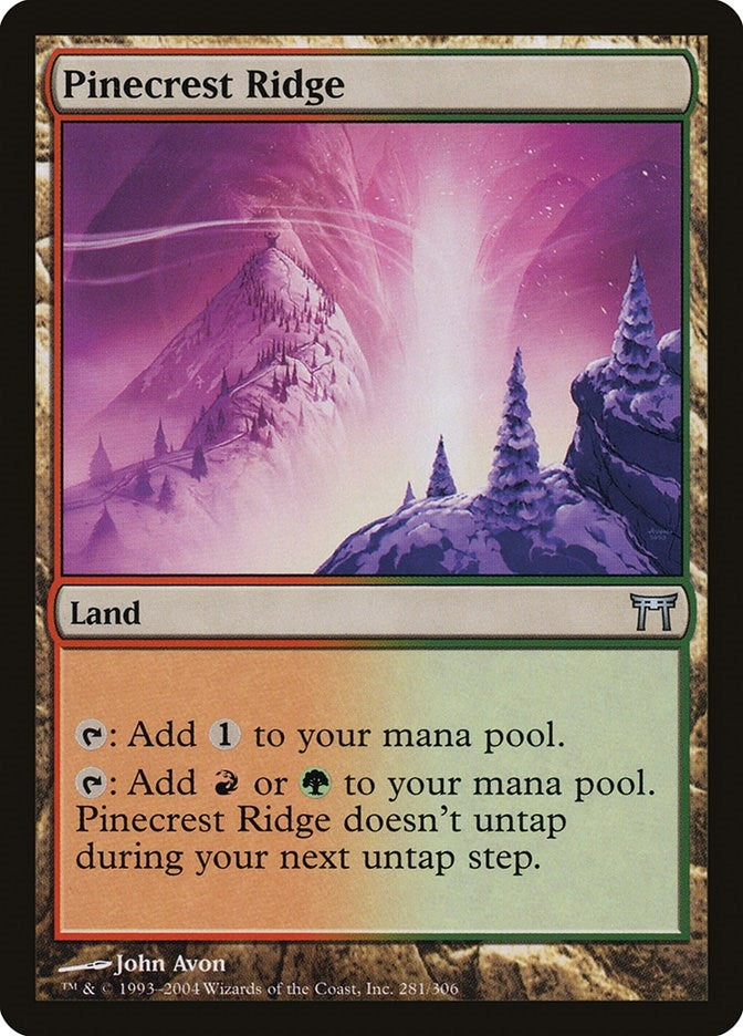 Image for Pinecrest Ridge (281) (Champions of Kamigawa) (CHK) - Magic: The Gathering