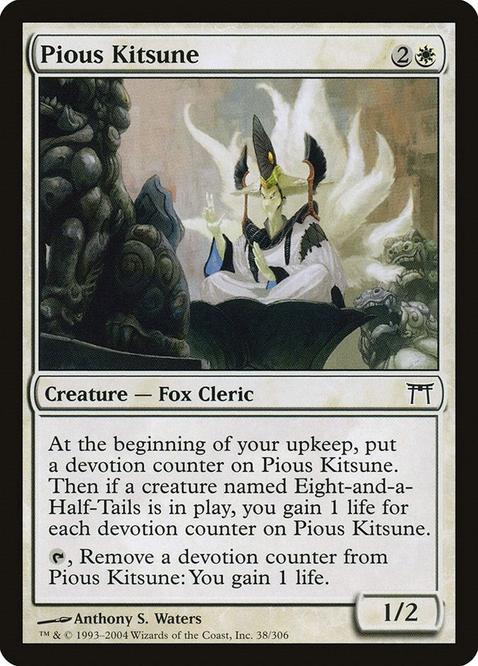 Image for Pious Kitsune (38) (Champions of Kamigawa) (CHK) - Magic: The Gathering