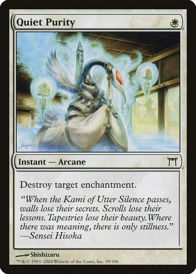 Image for Quiet Purity (39) (Champions of Kamigawa) (CHK) - Magic: The Gathering